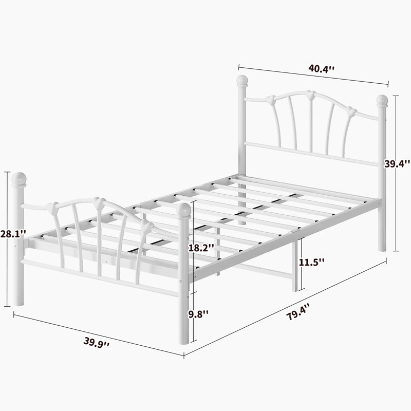 Harper Orchard Mayday Metal Bed & Reviews Wayfair